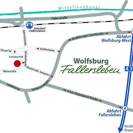 Wolfsburg Fallersleben Hotel By Belvilla Отель Вольфсбург
